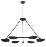 George Kovacs P1316-076 Undertas Six Light Chandelier, Iron Ore Alternate Image.jpg