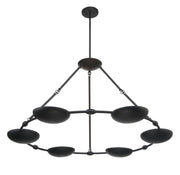 George Kovacs P1316-076 Undertas Six Light Chandelier, Iron Ore Alternate Image 2.jpg
