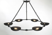 George Kovacs P1316-076 Undertas Six Light Chandelier, Iron Ore Alternate Image.jpg