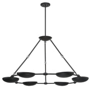 George Kovacs P1316-076 Undertas Six Light Chandelier, Iron Ore Alternate Image 6.jpg