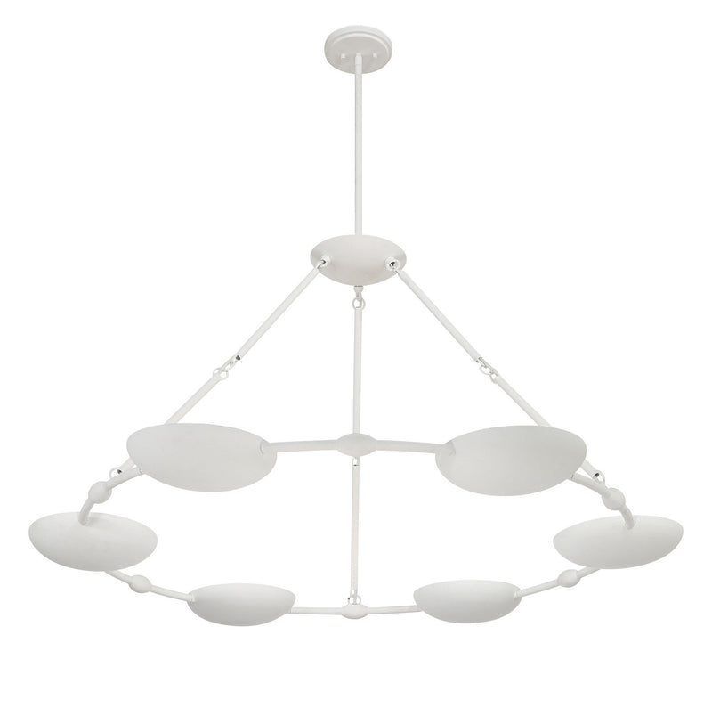 George Kovacs P1316-792 Undertas Six Light Chandelier, Piastra Plaster Alternate Image 2.jpg