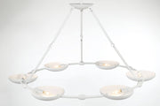 George Kovacs P1316-792 Undertas Six Light Chandelier, Piastra Plaster Alternate Image.jpg