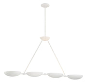 George Kovacs P1318-792 Undertas Four Light Island Pendant, Piastra Plaster Alternate Image.jpg