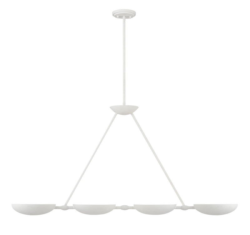George Kovacs P1318-792 Undertas Four Light Island Pendant, Piastra Plaster Alternate Image 2.jpg
