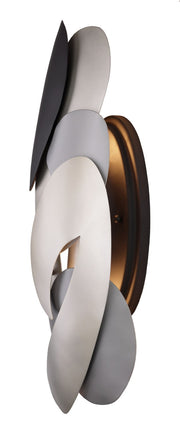 George Kovacs P1332-780 Metalo Misto Two Light Wall Sconce, Brass/ Cola Grey / Matte Black Alternate Image 2.jpg