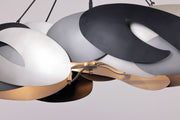 George Kovacs P1335-780 Metalo Misto Six Light Island Pendant, Brass/ Cola Grey / Matte Black Alternate Image 4.jpg