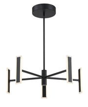George Kovacs P1415-66A-L Edge LED Chandelier, Coal Alternate Image 2.jpg