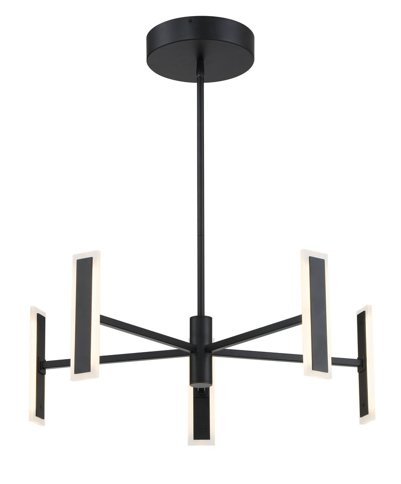 George Kovacs P1415-66A-L Edge LED Chandelier, Coal Alternate Image 2.jpg