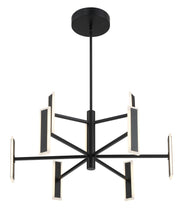 George Kovacs P1419-66A-L Edge LED Chandelier, Coal Alternate Image 2.jpg