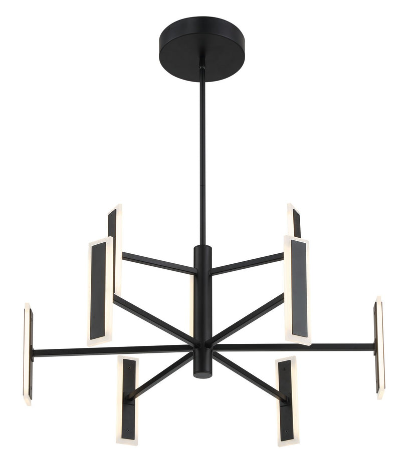 George Kovacs P1419-66A-L Edge LED Chandelier, Coal Alternate Image 2.jpg
