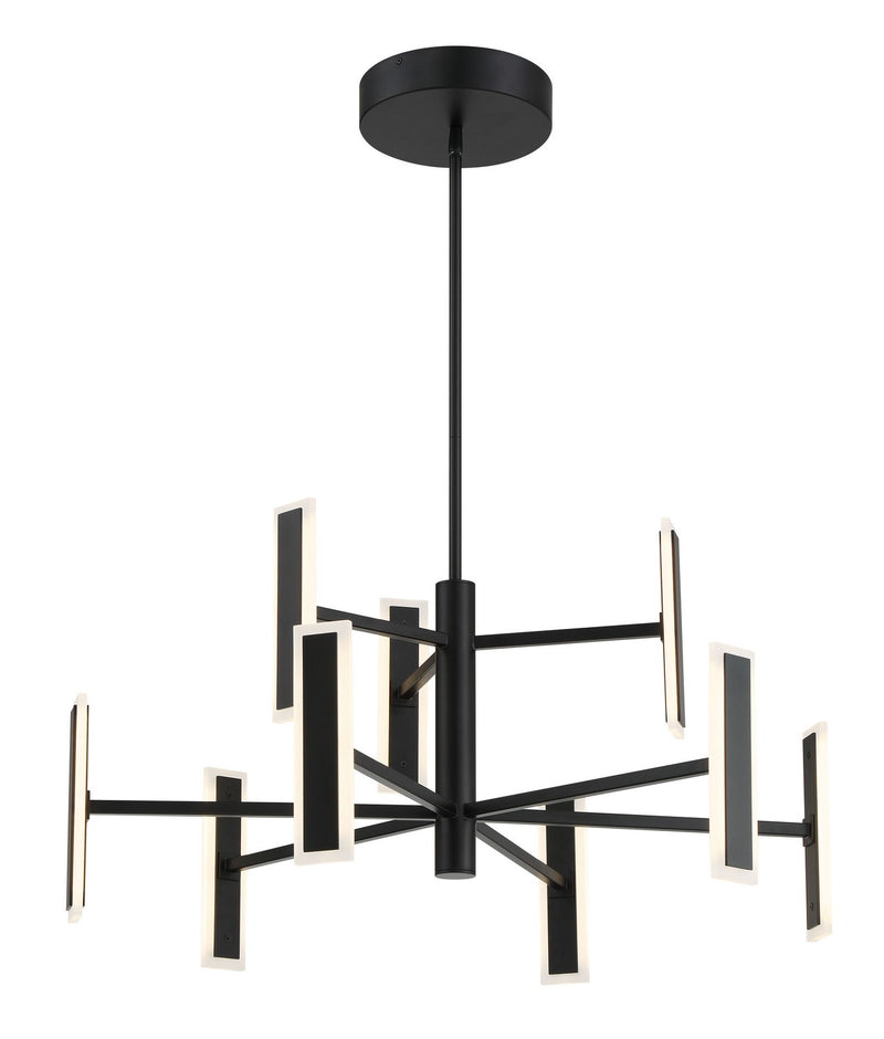 George Kovacs P1419-66A-L Edge LED Chandelier, Coal Alternate Image 3.jpg