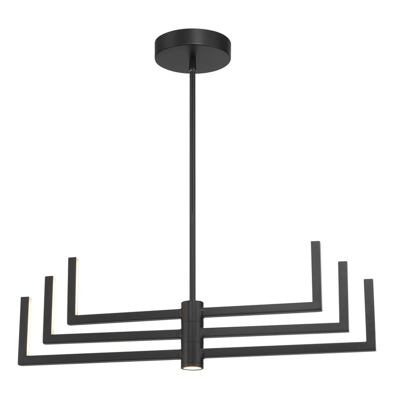 George Kovacs P1476-66A-L Articular LED Chandelier, Coal Alternate Image.jpg