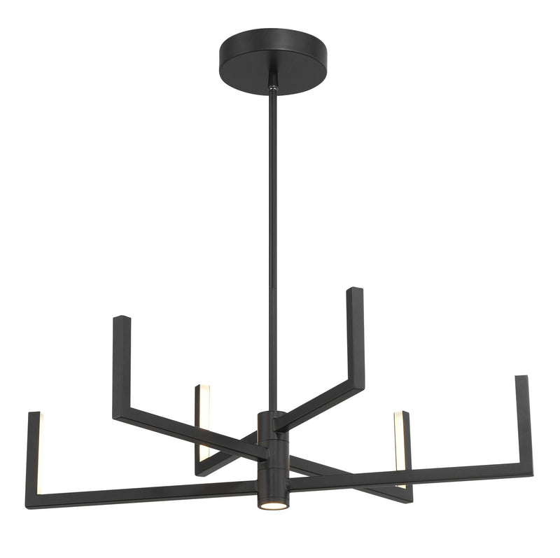 George Kovacs P1476-66A-L Articular LED Chandelier, Coal Alternate Image 3.jpg