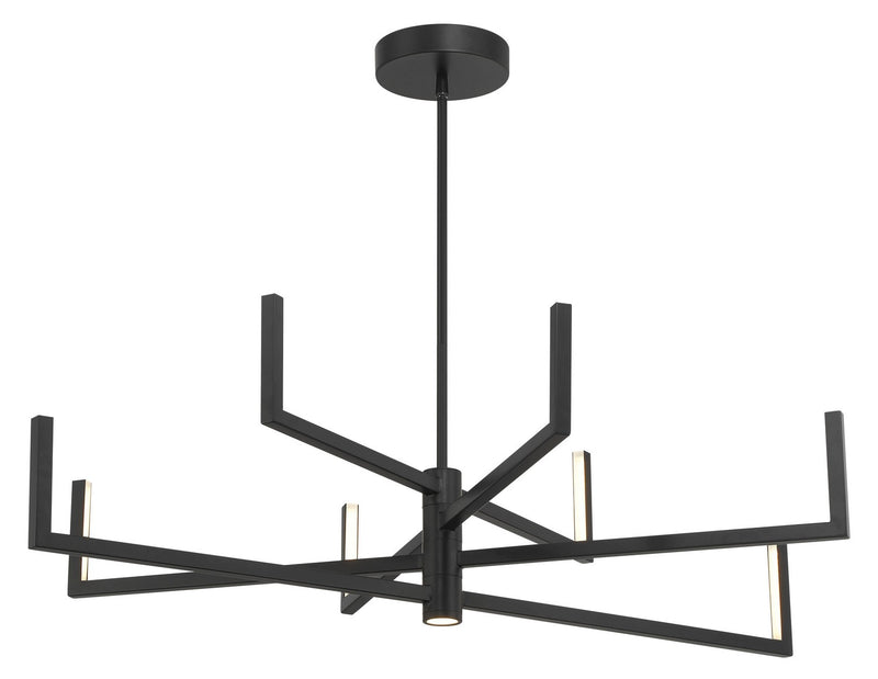 George Kovacs P1478-66A-L Articular LED Chandelier, Coal Alternate Image 3.jpg