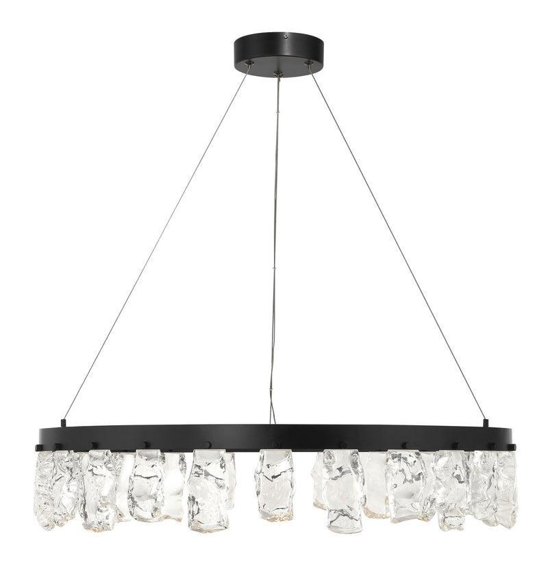 George Kovacs P1497-66A-L Artic Glacier LED Chandelier, Coal Alternate Image.jpg