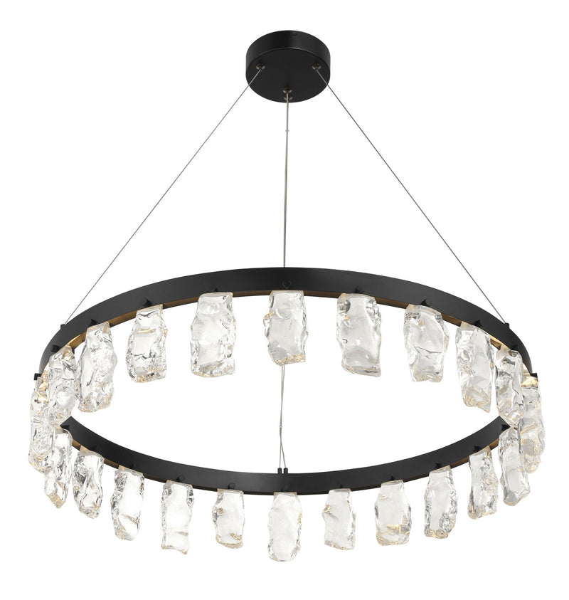 George Kovacs P1497-66A-L Artic Glacier LED Chandelier, Coal Alternate Image 3.jpg