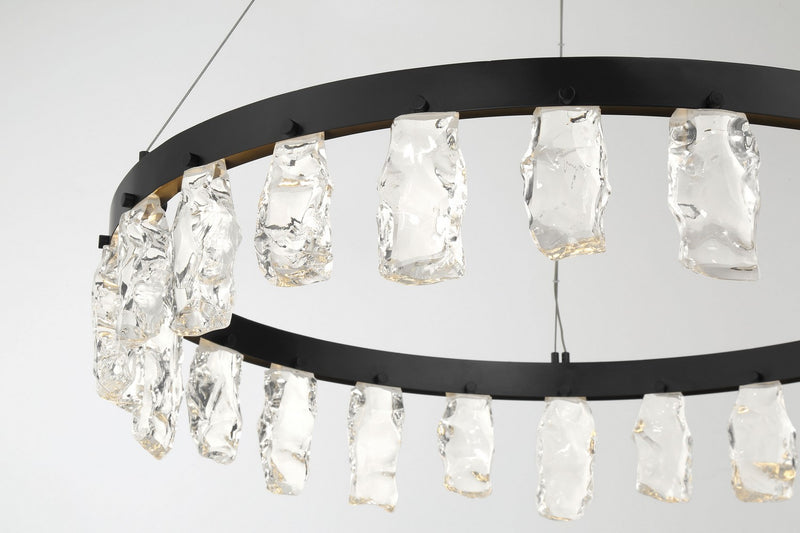 George Kovacs P1497-66A-L Artic Glacier LED Chandelier, Coal Alternate Image 4.jpg