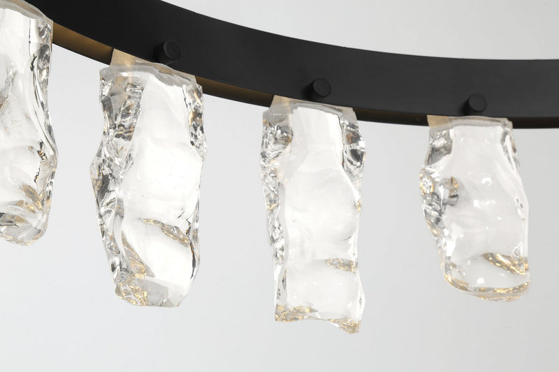 George Kovacs P1497-66A-L Artic Glacier LED Chandelier, Coal Alternate Image.jpg