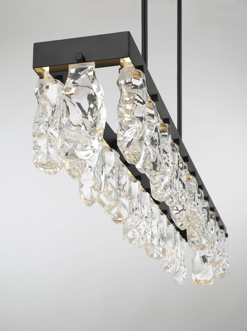 George Kovacs P1498-66A-L Artic Glacier LED Island Pendant, Coal Alternate Image 3.jpg