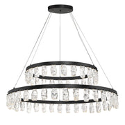 George Kovacs P1499-66A-L Artic Glacier LED Chandelier, Coal Alternate Image 2.jpg