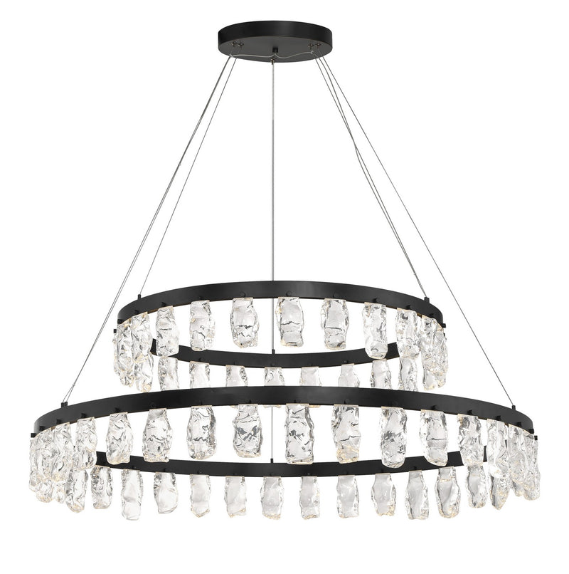 George Kovacs P1499-66A-L Artic Glacier LED Chandelier, Coal Alternate Image 2.jpg