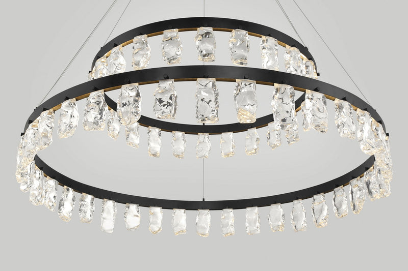 George Kovacs P1499-66A-L Artic Glacier LED Chandelier, Coal Alternate Image 3.jpg