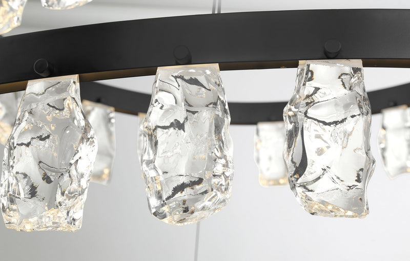 George Kovacs P1499-66A-L Artic Glacier LED Chandelier, Coal Alternate Image 6.jpg