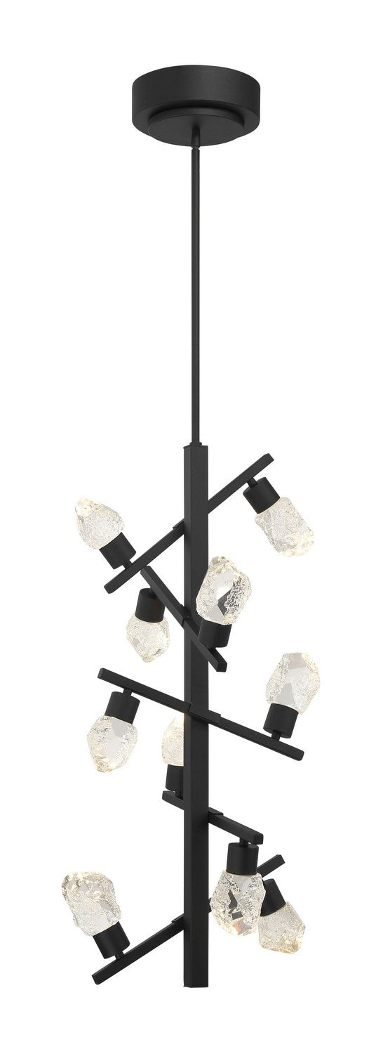George Kovacs P1536-066-L Kosmyc LED Foyer Pendant, Sand Black Alternate Image 2.jpg