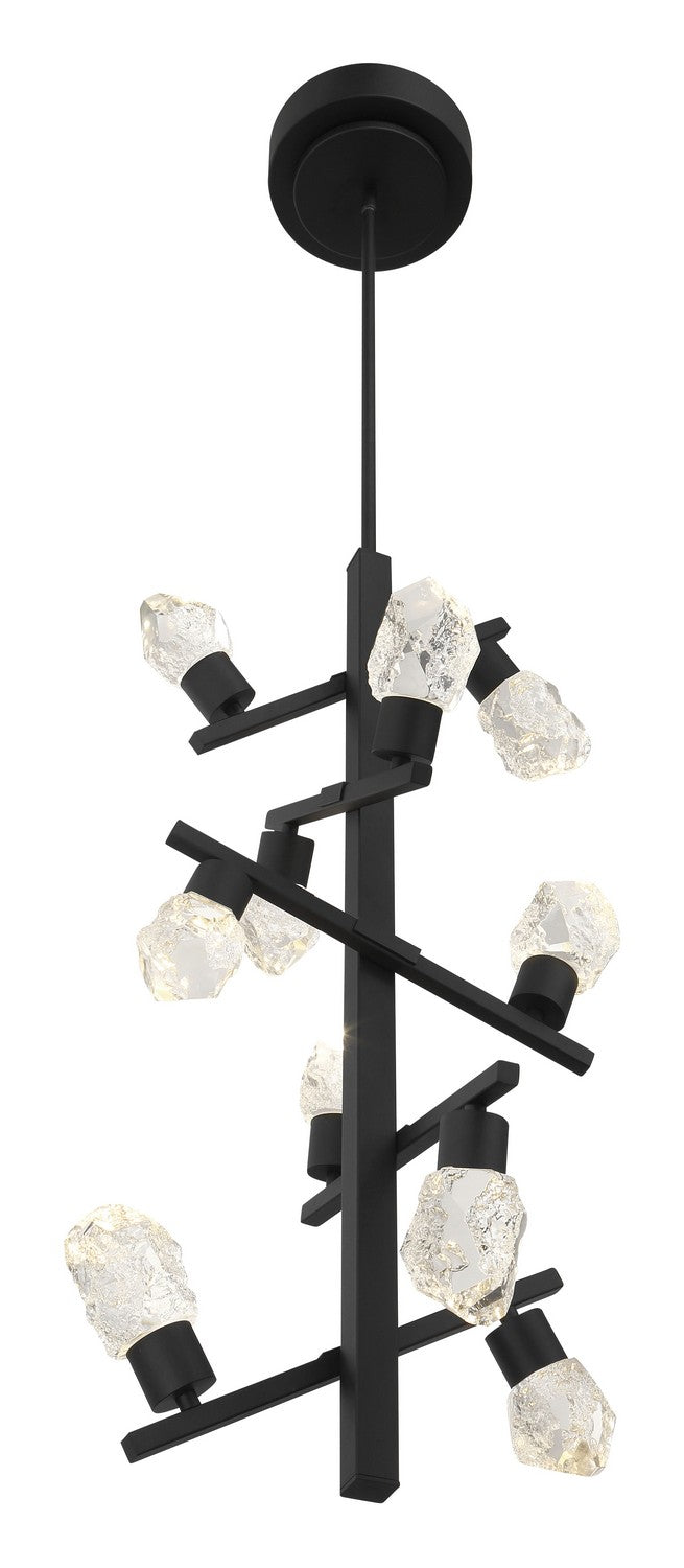 George Kovacs P1536-066-L Kosmyc LED Foyer Pendant, Sand Black Alternate Image 3.jpg