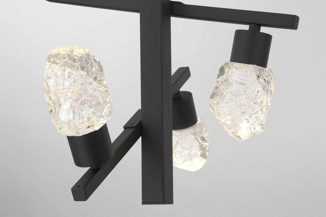 George Kovacs P1536-066-L Kosmyc LED Foyer Pendant, Sand Black Alternate Image 4.jpg