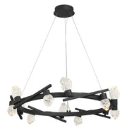 George Kovacs P1537-066-L Kosmyc LED Chandelier, Sand Black Alternate Image 2.jpg