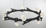 George Kovacs P1537-066-L Kosmyc LED Chandelier, Sand Black Alternate Image 4.jpg