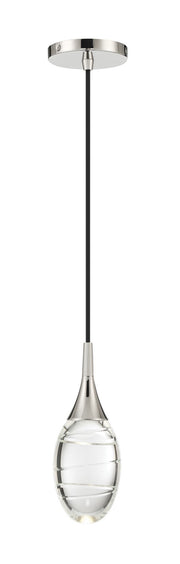 George Kovacs P5592-613-L Hail LED Mini Pendant, Polished Nickel Alternate Image 2.jpg