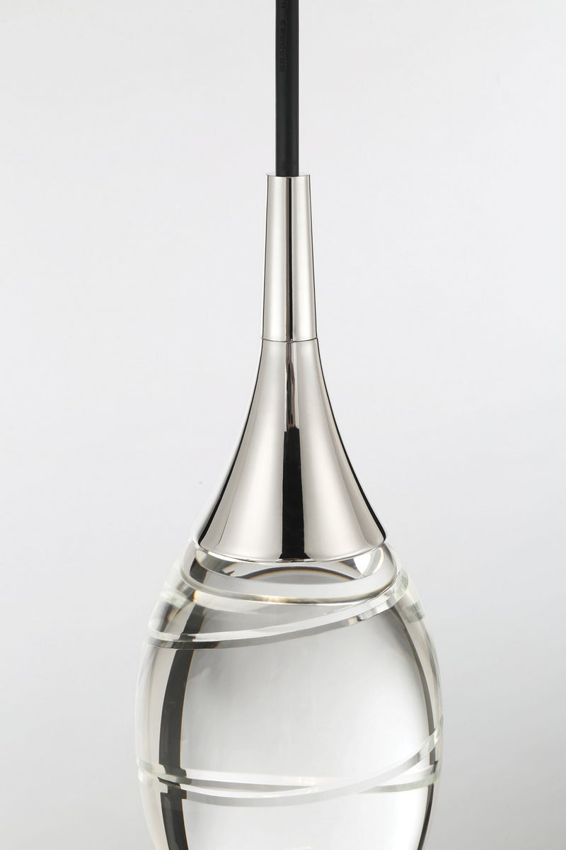 George Kovacs P5592-613-L Hail LED Mini Pendant, Polished Nickel Alternate Image 4.jpg