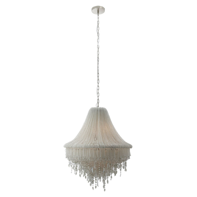 Metropolitan N1517-613 Crystal Reign Seven Light Pendant, Nickel Alternate Image.jpg