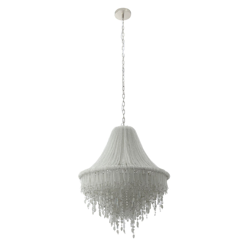 Metropolitan N1517-613 Crystal Reign Seven Light Pendant, Nickel Alternate Image 4.jpg