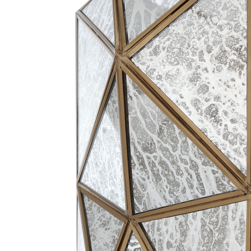 Metropolitan N1691-863 Geo-Gem One Light Mini Pendant, Brass Antique Alternate Image.jpg