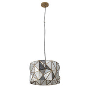 Metropolitan N1693-863 Geo-Gem Three Light Pendant, Brass Antique Alternate Image 4.jpg