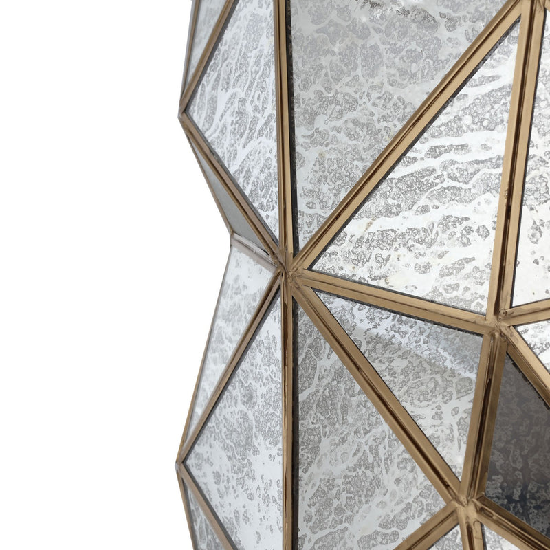 Metropolitan N1693-863 Geo-Gem Three Light Pendant, Brass Antique Alternate Image.jpg