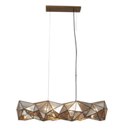 Metropolitan N1696-863 Geo-Gem Six Light Island Pendant, Brass Antique Alternate Image 2.jpg