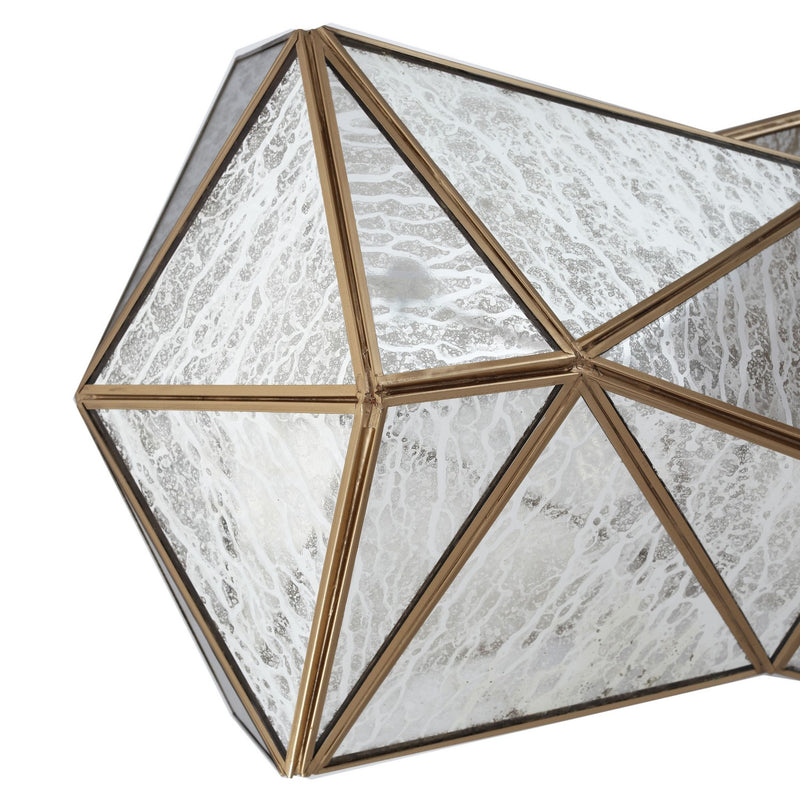 Metropolitan N1697-863 Geo-Gem Six Light Island Pendant, Brass Antique Alternate Image.jpg