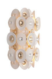 Metropolitan N1862-760 Niu Two Light Wall Sconce, Coconut Shell Gold / Coconut Shell White Alternate Image.jpg