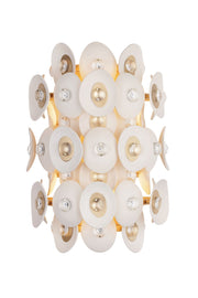 Metropolitan N1862-760 Niu Two Light Wall Sconce, Coconut Shell Gold / Coconut Shell White Alternate Image 2.jpg