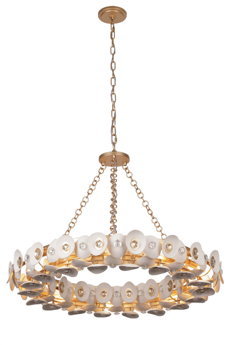 Metropolitan N1865-760 Niu Ten Light Pendant, Coconut Shell Gold / Coconut Shell White Alternate Image 3.jpg