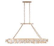 Metropolitan N1869-760 Niu 14 Light Island Pendant, Coconut Shell Gold / Coconut Shell White Alternate Image.jpg