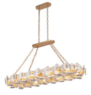 Metropolitan N1869-760 Niu 14 Light Island Pendant, Coconut Shell Gold / Coconut Shell White Alternate Image 3.jpg