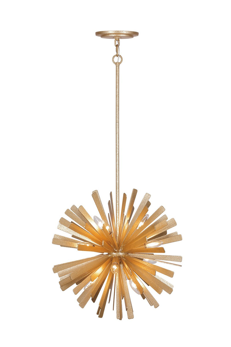 Metropolitan N1905-785 Confluence 12 Light Pendant, Piastra Gold Alternate Image 2.jpg