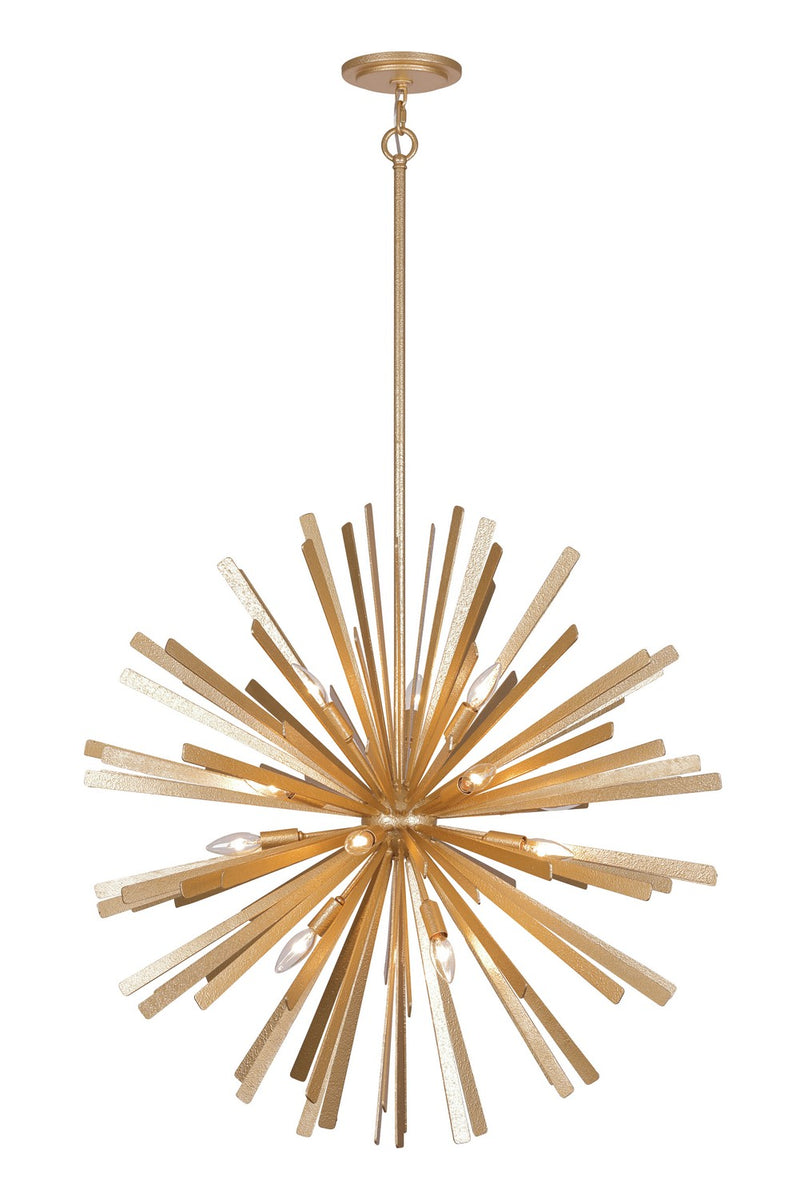 Metropolitan N1908-785 Confluence 16 Light Pendant, Piastra Gold Alternate Image 2.jpg