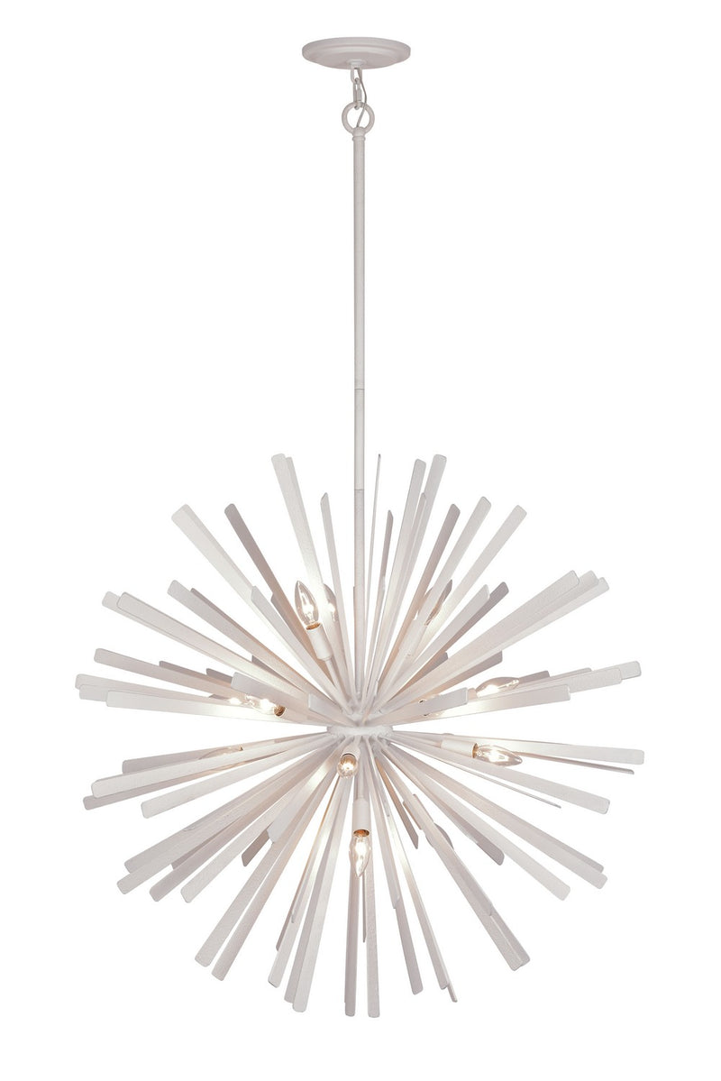 Metropolitan N1908-792 Confluence 16 Light Pendant, Piastra White Alternate Image 2.jpg