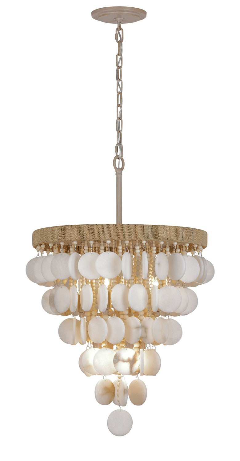 Metropolitan N1917-759 Aurelia'S Cove Eight Light Pendant, Natural White Alternate Image 2.jpg